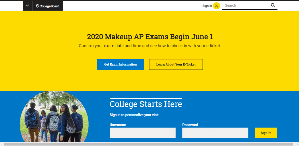 College Board - Textsheet alternative for college students