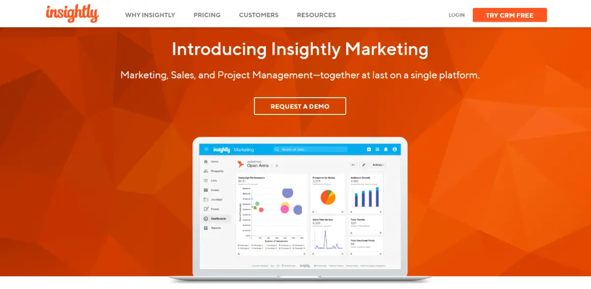 Insightly Best Small Business CRM Software