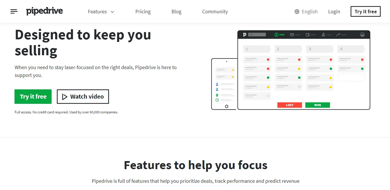 Pipedrive - Best Small Business CRM Software