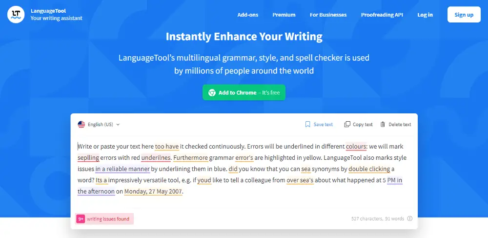 LanguageTool - Grammarly Alternatives