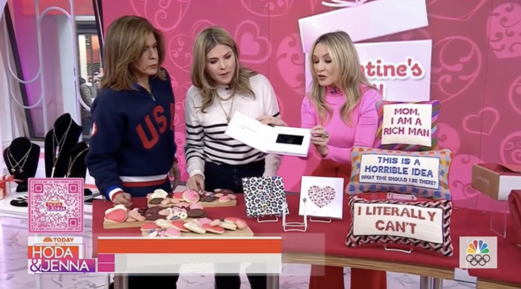 Heirloom on the TODAY Show for Valentine’s Day