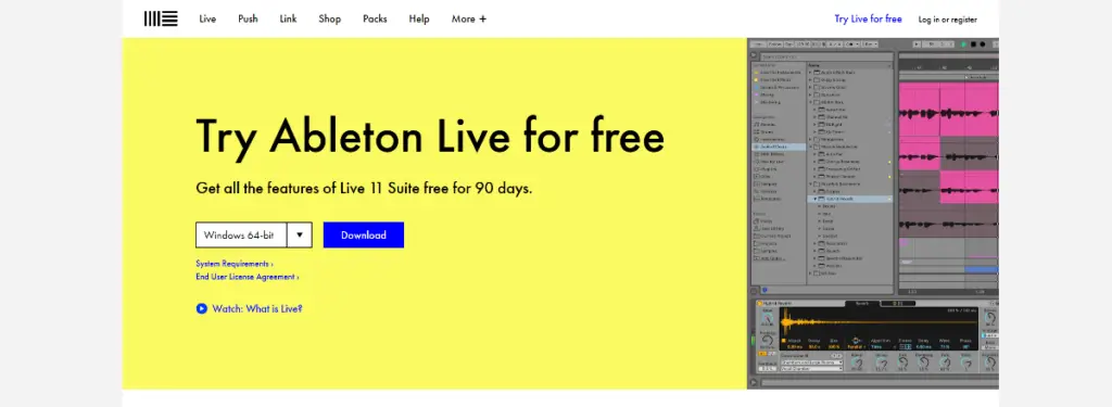 Ableton Live - Best Free Beat Making Software
