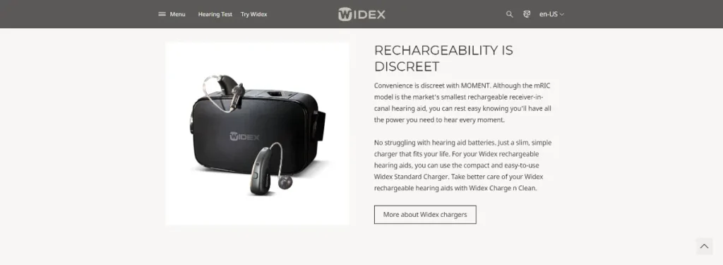 Widex Moment Hearing Aids